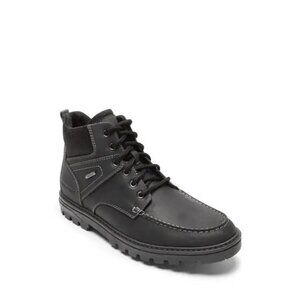 Men's Rockport Boot - Black Waterproof Moc Toe Lug Sole (Men)  size 10.5